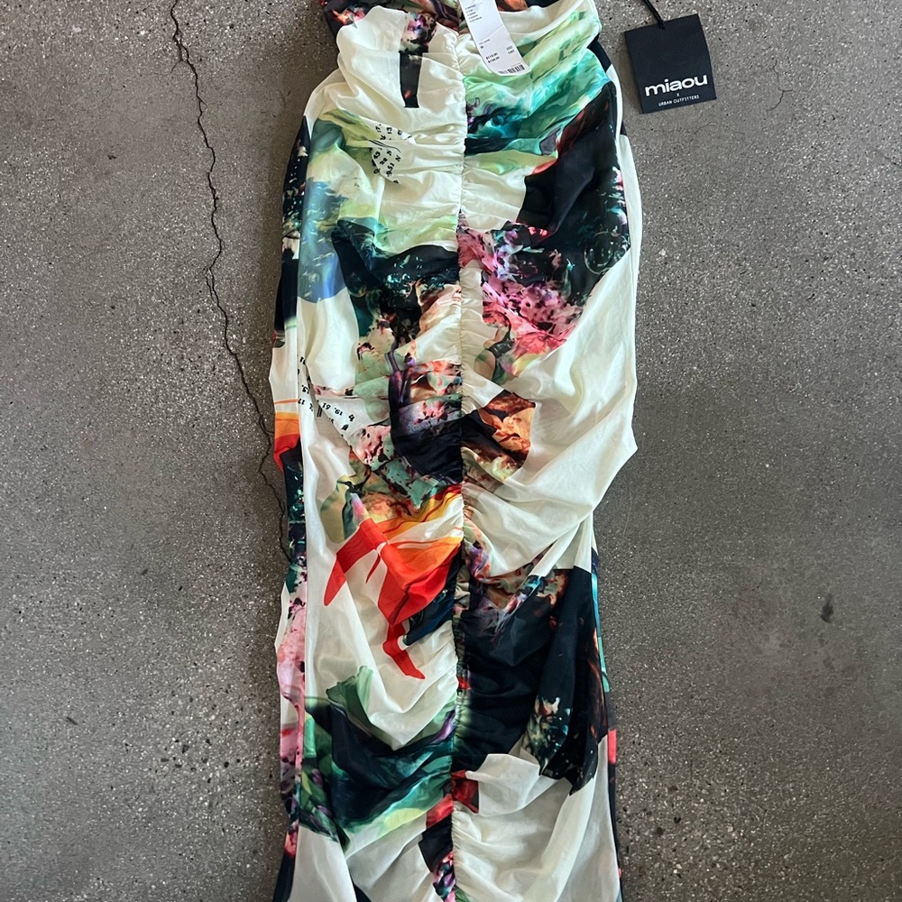Miaou Multicolor Ruched Dress